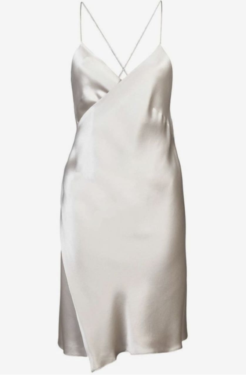 Vestido Cetim Tipo Envelope